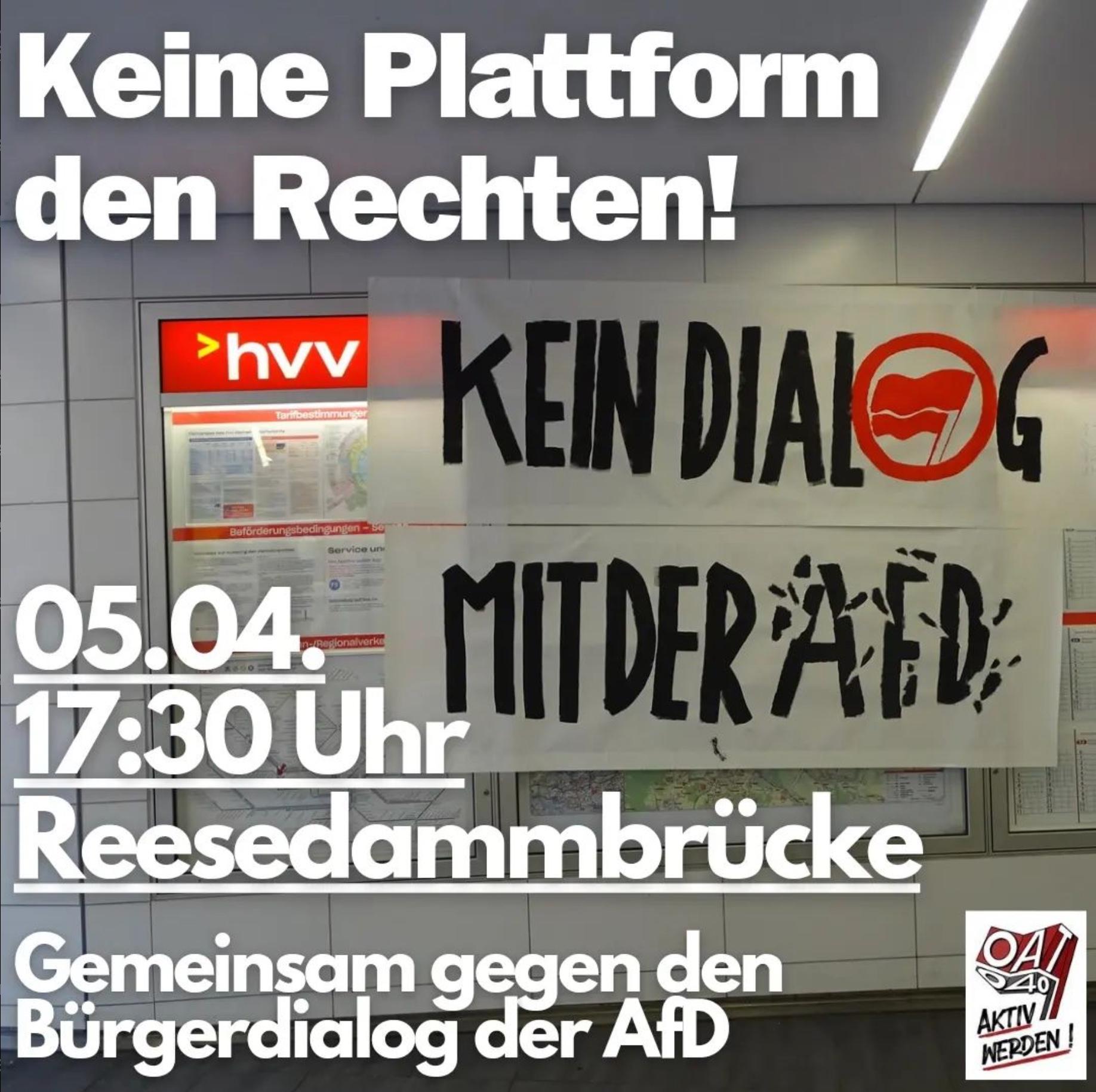 Gegen den Bürgerdialog am 5. April